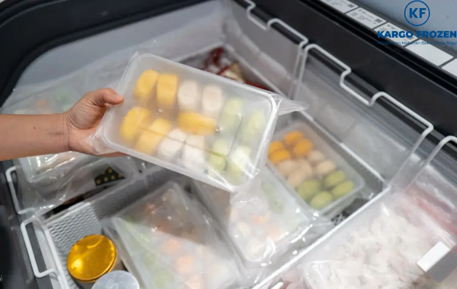 cara packing frozen food